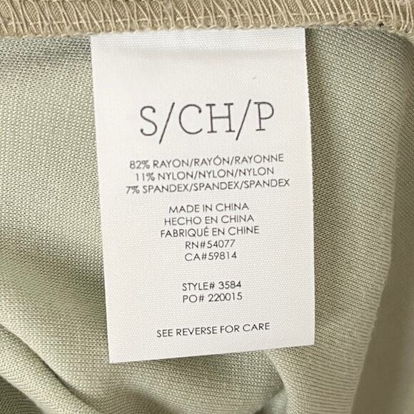 Cabi Womens Plaid Pastime Skirt S Brown Herringbone Ponte Asymmetric A-Line 3584 - Picture 7 of 8